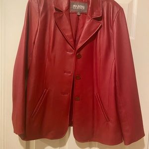 Wilson leather blazer / jacket